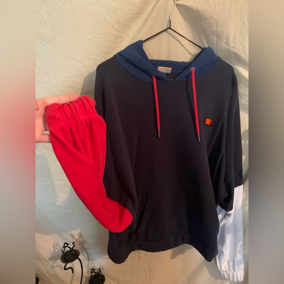 Ellessee hoodie streetwear sportswear Y2K jumper - Picture 2 of 7